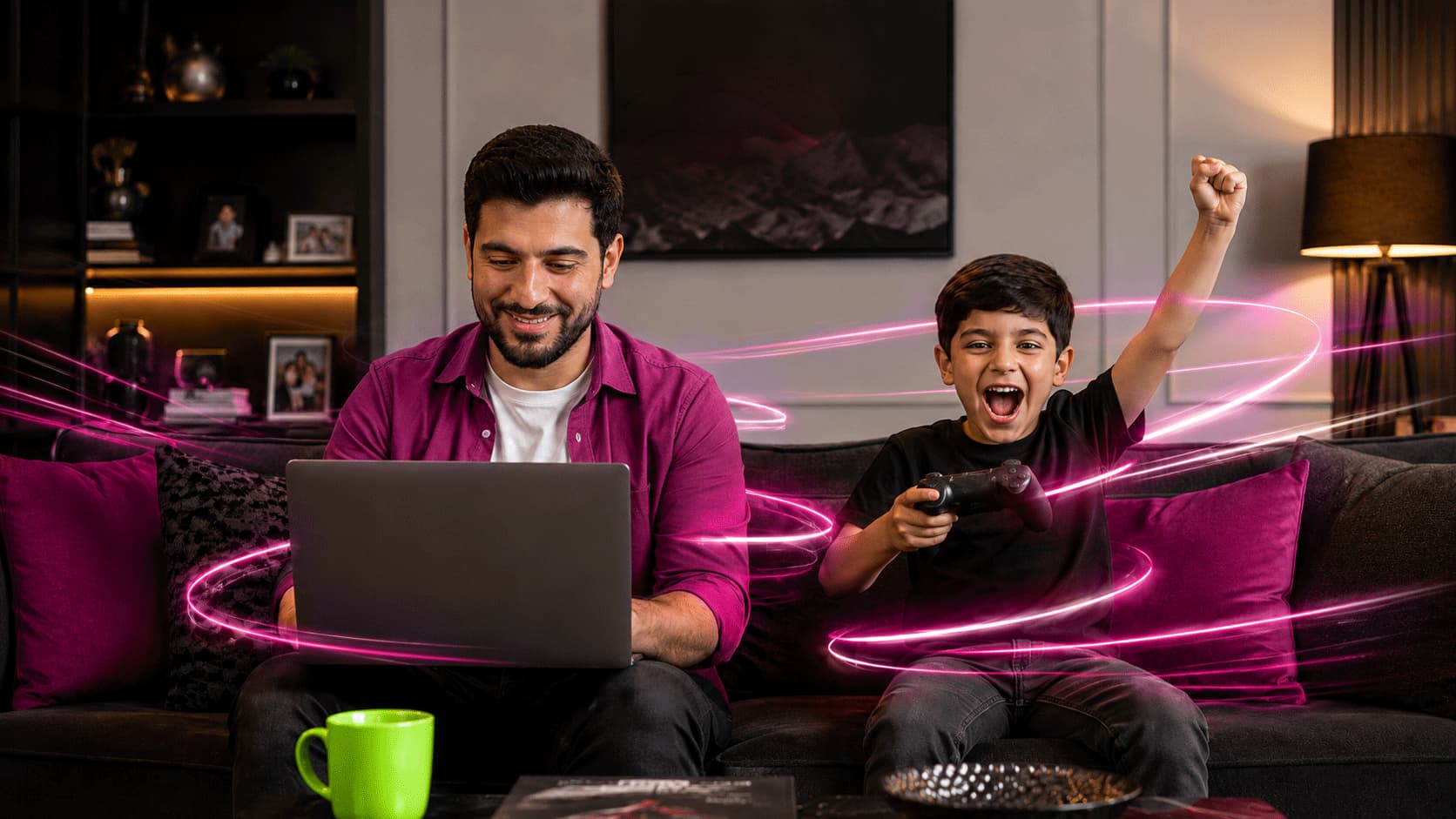 Stable connection, smooth gaming experience