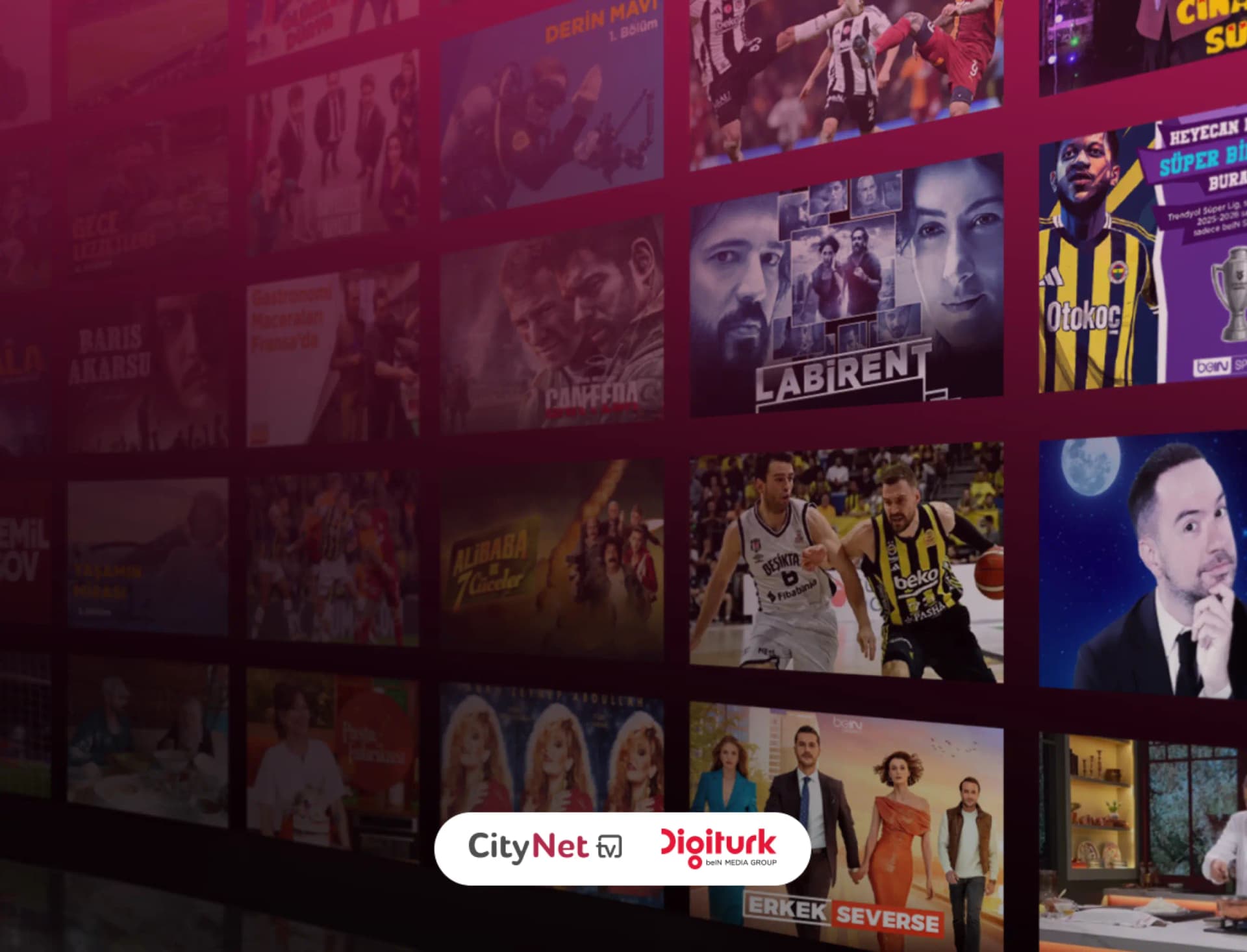 Digiturk is now on the CityNet TV platform!